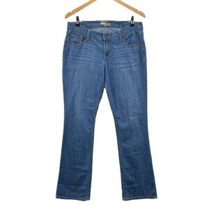 Old Navy The Diva Jeans Womens 10‎ Long Blue Cotton Polyester Boot Cut